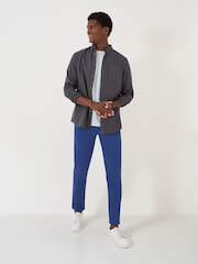 Crew Clothing Company Blue Slim Chino Trousers - Image 1 of 5