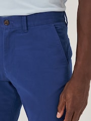 Crew Clothing Company Blue Slim Chino Trousers - Image 4 of 5