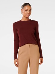 Forever New Red Katie Crew Neck Sweater - Image 1 of 4