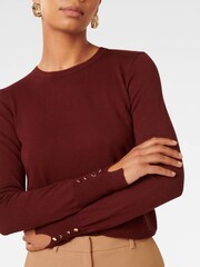 Forever New Red Katie Crew Neck Sweater - Image 3 of 4