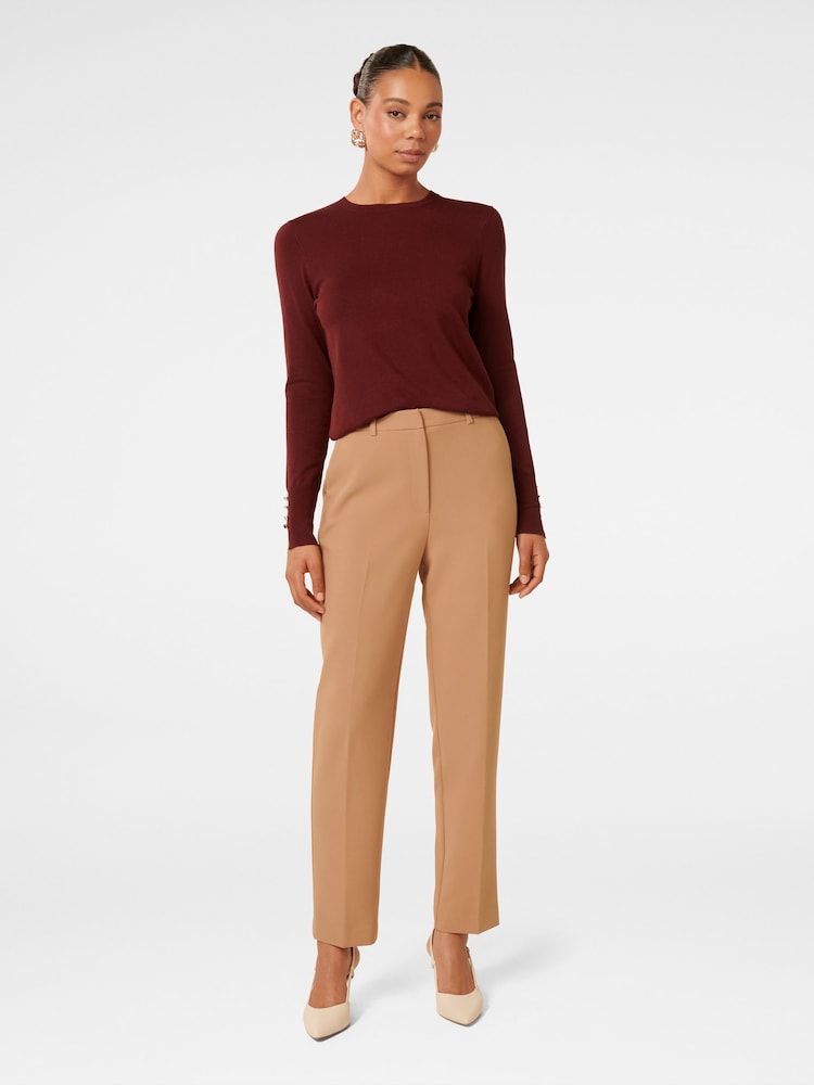 Forever New Red Katie Crew Neck Sweater - Image 4 of 4