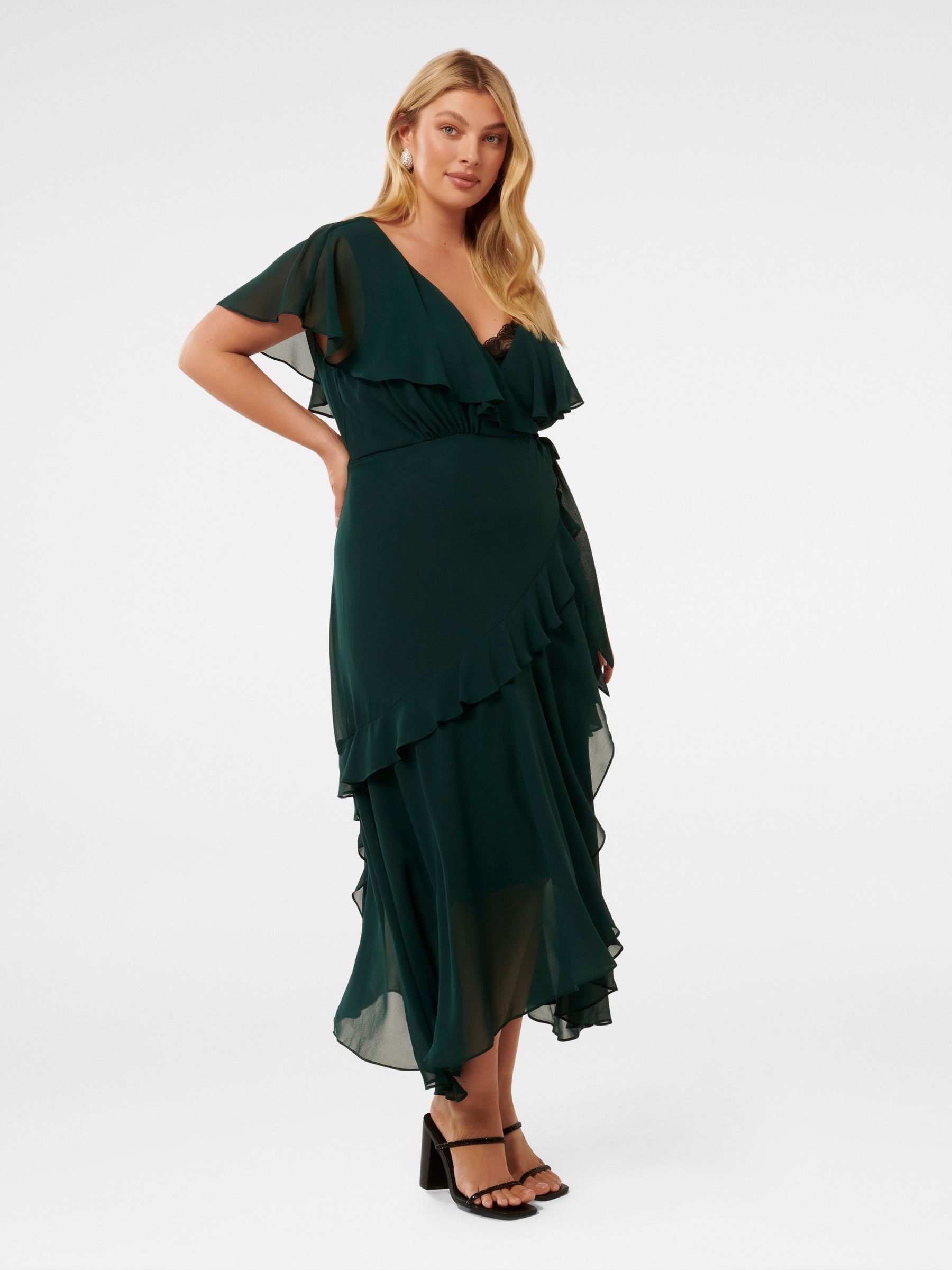 Buy Forever New Green Arianna Curve Wrap Dress From Next Ireland Buy Forever New Green Arianna Curve Wrap Dress From Next Ireland