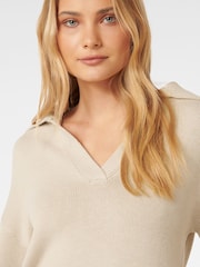 Forever New Natural Angelina Whipstitch Sweater - Image 3 of 5