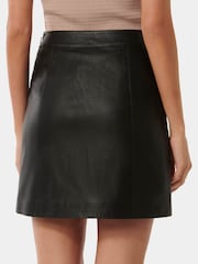 Forever New Black Eleni Vegan Leather Mini Skirt - Image 2 of 5