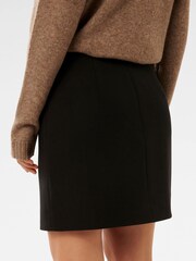 Forever New Black Edie Buckle Detail Wrap Skirt - Image 2 of 5