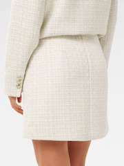 Forever New White Tonia Boucle Mini Skirt - Image 2 of 5