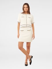 Forever New White Margot Knitted Skirt - Image 3 of 6