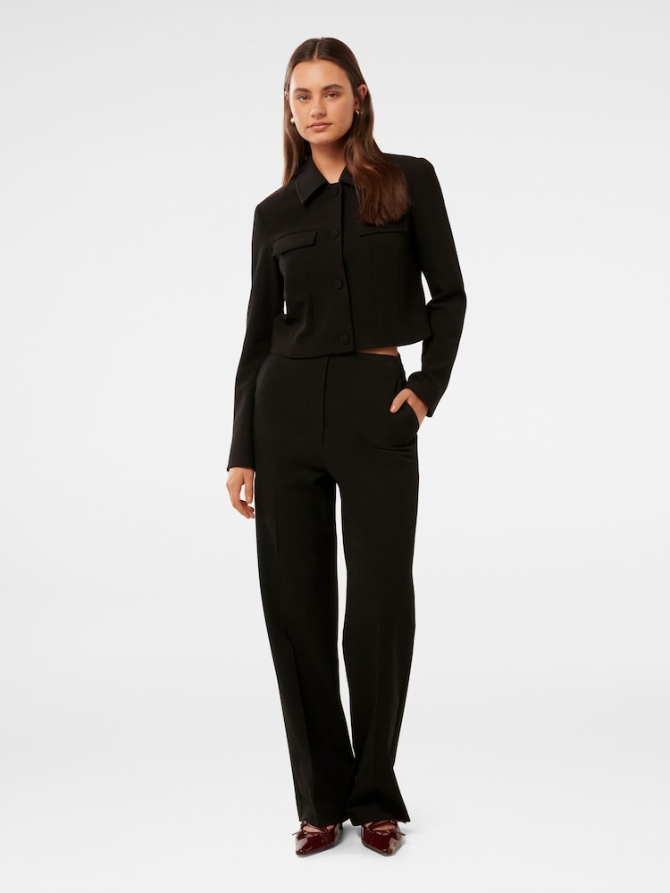 Forever New Black Alex Top Collar Jacket - Image 5 of 5