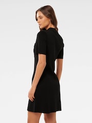 Forever New Black Mini Lucy Crepe Dress - Image 2 of 5