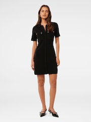 Forever New Black Mini Lucy Crepe Dress - Image 5 of 5