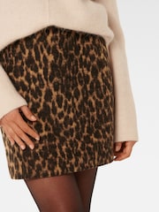 Forever New Brown Marita Mini Skirt - Image 3 of 5
