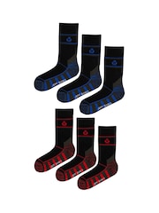 Jeff Banks Black Heavy Duty Work Socks - Image 2 of 7