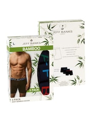 Jeff Banks Blue Bamboo Boxers 6 Pack - Image 5 of 5