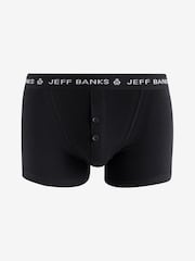 Jeff Banks Grey Cotton Button Fly Boxers 3 Pack - Image 2 of 11