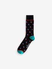 Wild Feet Black Fun Fashion Bamboo Socks - Image 10 of 11