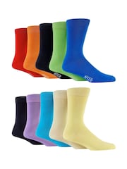 Wild Feet Blue Pop Colour Bamboo Socks - Image 1 of 7
