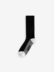 Wild Feet Black Fashion Sole Bamboo Socks - Image 10 of 11