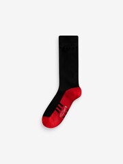 Wild Feet Black Fashion Sole Bamboo Socks - Image 2 of 11