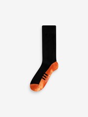 Wild Feet Black Fashion Sole Bamboo Socks - Image 5 of 11