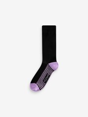 Wild Feet Black Fashion Sole Bamboo Socks - Image 7 of 11