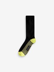 Wild Feet Black Fashion Sole Bamboo Socks - Image 9 of 11