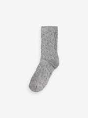 Wild Feet Pink Embossed Cushion Socks - Image 3 of 5