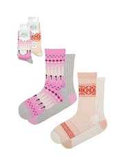 Wild Feet Pink Leisure to Lounge Super Soft Cosy Socks - Image 6 of 8