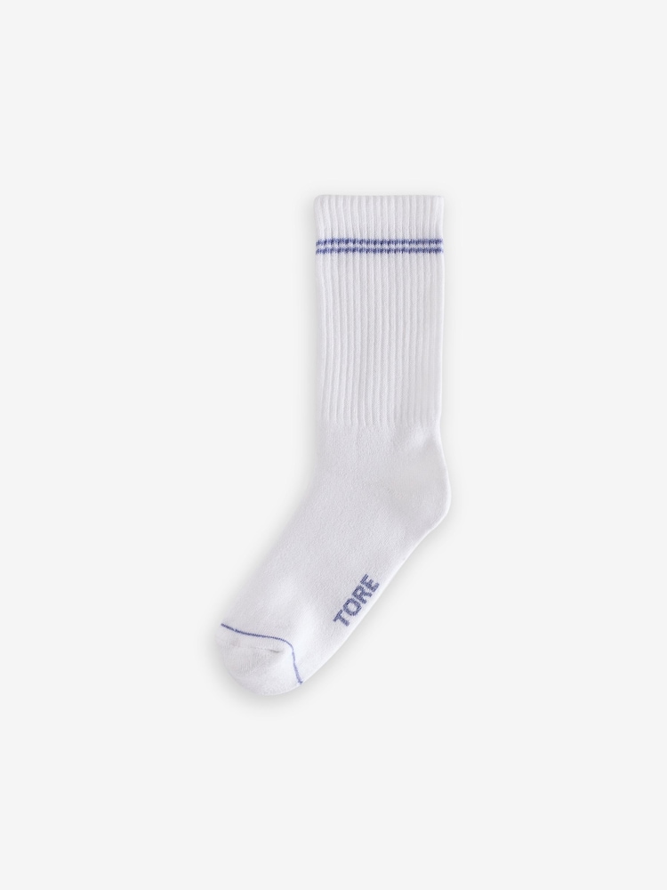 TORE White Sports Socks - Image 10 of 10