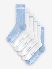 TORE White Sports Socks 6 Pack - Image 1 of 15