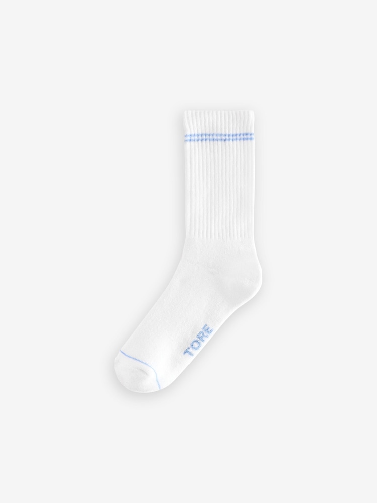 TORE White Sports Socks 6 Pack - Image 15 of 15