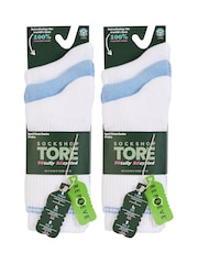 TORE White Sports Socks 6 Pack - Image 5 of 15