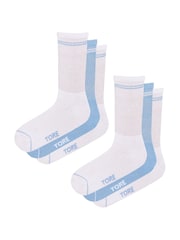 TORE White Sports Socks 6 Pack - Image 6 of 15