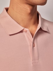Hawes & Curtis Pink Short Sleeve Mercerised Polo Shirt - Image 4 of 4