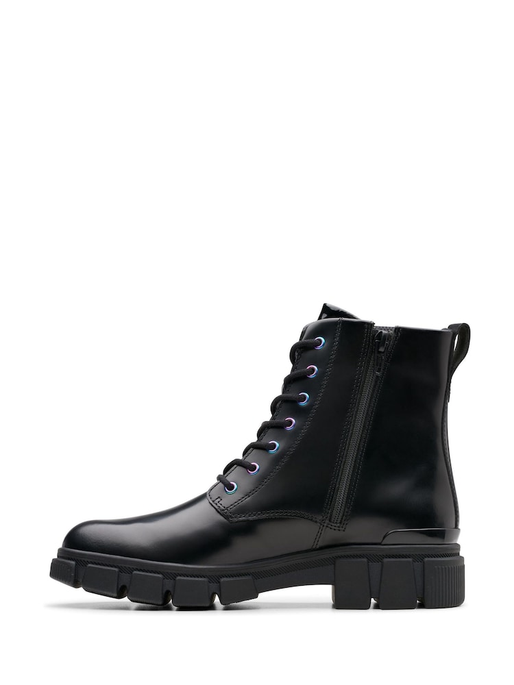 Clarks Black Standard Fit (F) Evyn Top Boots - Image 2 of 7