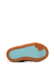 Clarks Grey Standard Fit (F) Combi Oslo Edge T Shoes - Image 7 of 7