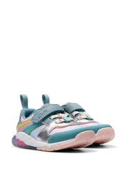 Clarks Blue Standard Fit (F) Comb Tidal Star Trainers - Image 7 of 7