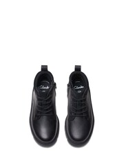 Clarks Black Leather LorcamTrail Boots - Image 6 of 7