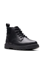 Clarks Black Leather LorcamTrail Boots - Image 7 of 7