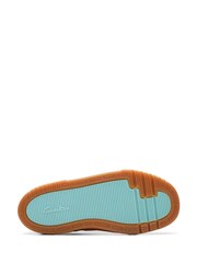 Clarks Grey Standard Fit (F) Combi Oslo Edge Shoes - Image 3 of 7