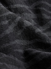 Zebra Print 100% Cotton Short Sleeve Denim T-Shirt Dress - Image 7 of 9