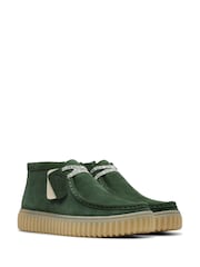 Зеленый - Clarks Замшевые ботинки Torhill Hi - Изображение 4 из 7
