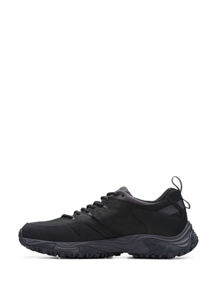Clarks Black Leather ATL Walk Go WP Shoes - Image 2 of 7
