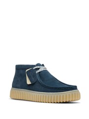 Clarks Blue Suede Torhill Hi Boots - Image 3 of 7