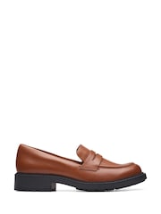 rjava - Clarks usnjeni mokasini Orinoco Penny - Slika 3 iz 7