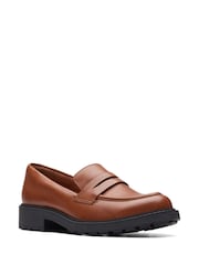 rjava - Clarks usnjeni mokasini Orinoco Penny - Slika 7 iz 7