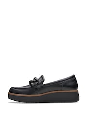 Clarks Black Leather Zylah May Shoes - Image 2 of 7