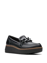 Clarks Black Leather Zylah May Shoes - Image 7 of 7