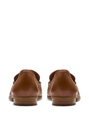 Clarks Brown Wide Fit (E) Sarafyna Iris Leather Shoes - Image 5 of 8