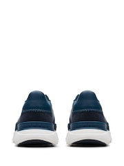 Clarks Blue Leather Craft Pace Shoes - Image 6 of 7