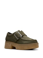 Clarks Green Interest Linoso Monk Shoes - Image 3 of 7